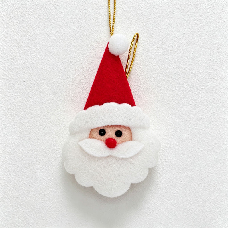 CouldNook Fabric Christmas Character Ornament - Layered Holiday Character Design