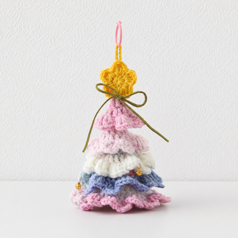 CouldNook Tiered Christmas Tree Ornament - Bell Pendant Detail