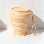 CouldNook Collapsible Silicone Cup - Accordion Sides and Attached Hanging Loop