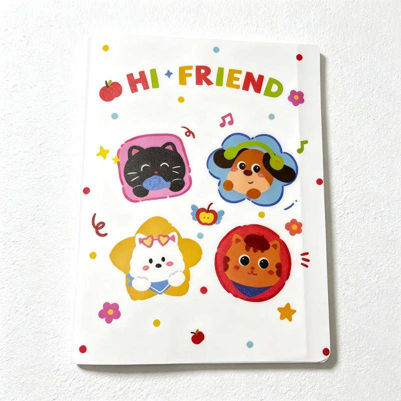 CouldNook A4 Document Folder - Multi-Pocket Illustrated Cover Collection