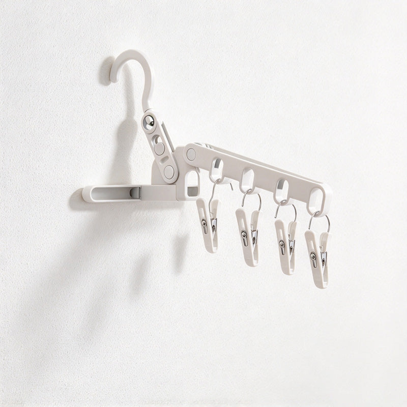 CouldNook Folding Hanger Organizer - Five Slots and Rotating Upper Hook