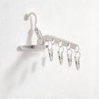 CouldNook Folding Hanger Organizer - Five Slots and Rotating Upper Hook