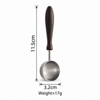 Measuring Scoop - Rounded Steel Bowl and Tapered Handle
