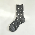 CouldNook Dot Pattern Calf Socks - Everyday Outfit Accent