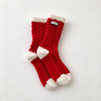 CouldNook Textured Winter Socks - Stripe Patterns And Cable Knit Options
