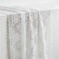 CouldNook Delicate Lace Embroidered Table Runner - Romantic Home Decor