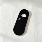 CouldNook Button Detail Mesh Socks - Light Footwear Accent