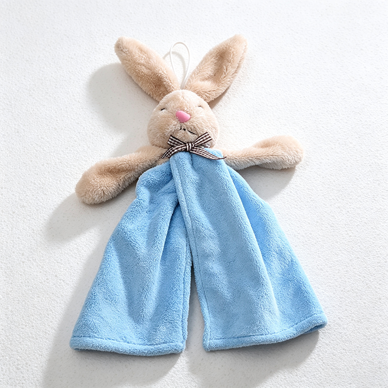 CouldNook Rabbit Hanging Hand Towel - Soft Drape Design