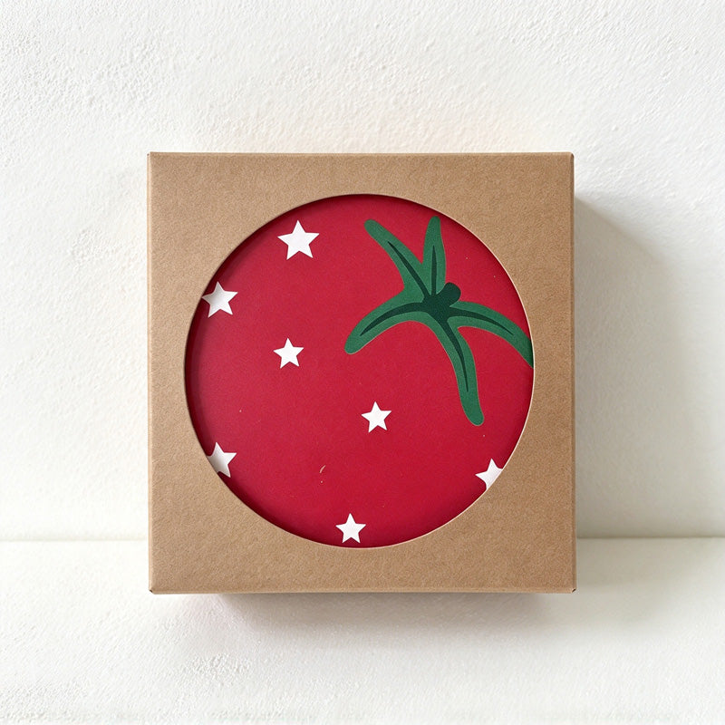 CouldNook Illustrated Coaster - Ceramic Disc and Colorful Seasonal Motifs