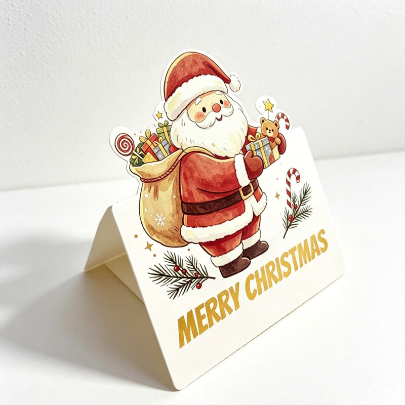 CouldNook Christmas Pop-Up Greeting Card - Festive Character Scenes