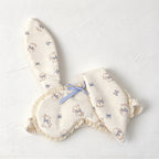 CouldNook Rabbit-Ear Sleep Mask - Delicate Printed Fabric and Long Ears