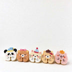 CouldNook Animal Dishwashing Sponge - Printed Face And Faucet-Hugging Notch