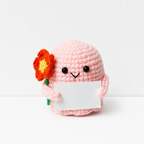 CouldNook Halloween Yarn Ornament - Ghosts Pumpkins and Eyeball Figures