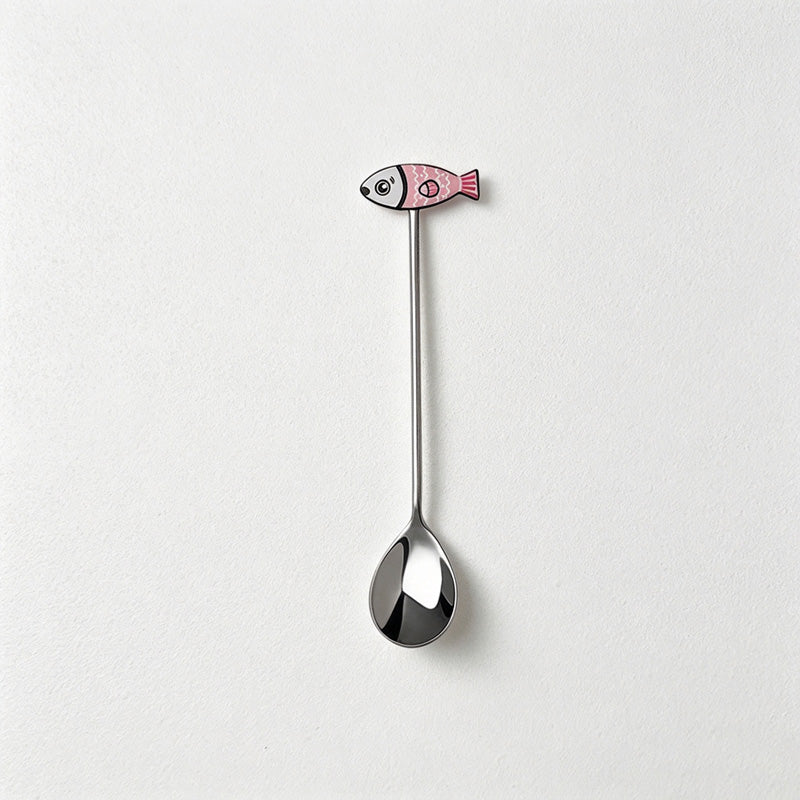CouldNook Stainless Steel Serving Spoon - Sculpted Small Scale Design