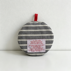 CouldNook Striped Drink Coaster - Warm Table Accent