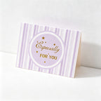 CouldNook Foil Message Greeting Card - Pastel Occasion Designs