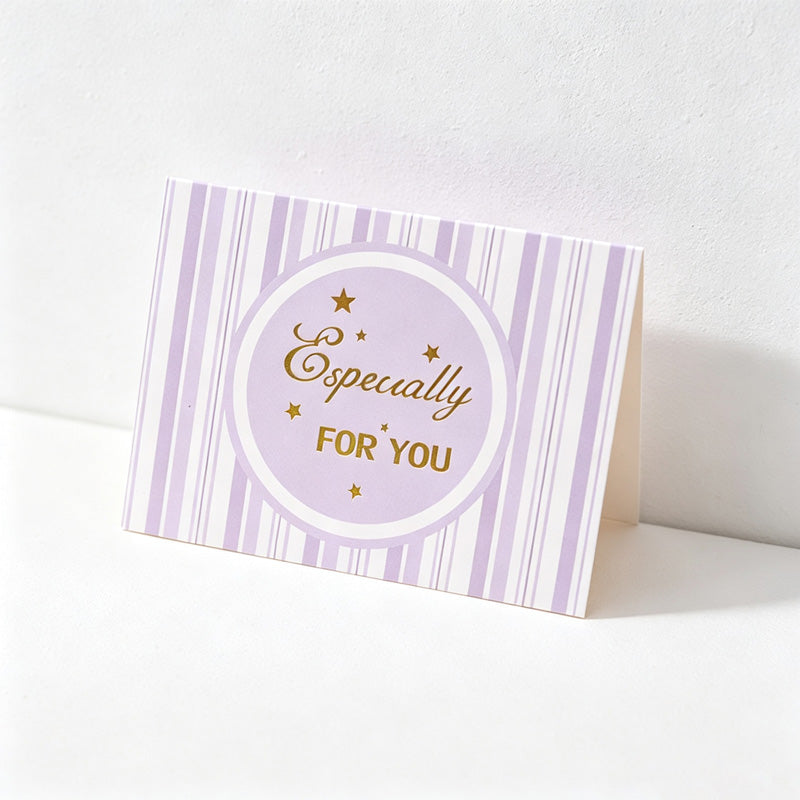 CouldNook Foil Message Greeting Card - Pastel Occasion Designs