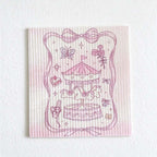 CouldNook Printed Kitchen Dishcloth - Rectangular Shape And Illustrated Pattern Choices