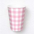 Pink Gingham Cup