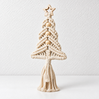 CouldNook Macrame Christmas Tree Ornament - Knotted Cord