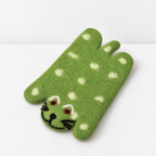 CouldNook Felted Animal Coaster - Sculpted Character Shapes Accent