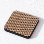 Rhinestone Folding Compact Mirror with Dual Reflective Panels