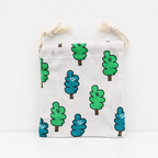 CouldNook Printed Drawstring Storage Bag - Three Size Choices