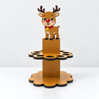 CouldNook Christmas Money Holder - Character Topper and Tiered Stand
