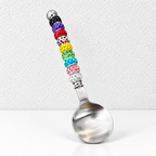 CouldNook Beaded Handle Flatware - Colorful Serving Collection Accent