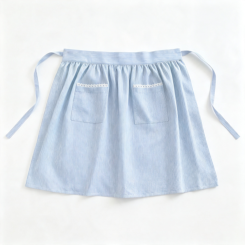 CouldNook Pastel Pocket Apron - Rounded Everyday Waist Layer