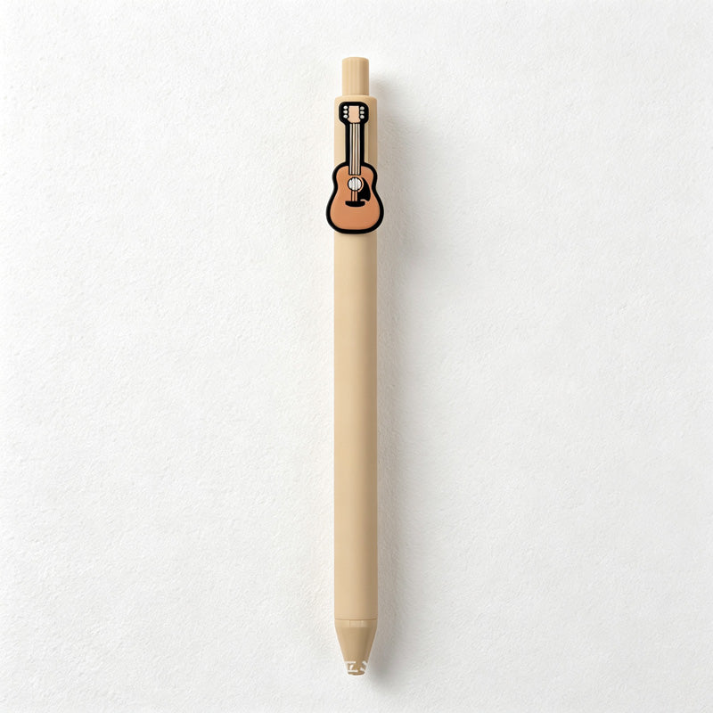 CouldNook Music-Themed Ballpoint Pen - Push-Button Top and Slender Barrel