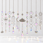 CouldNook Decorative Suncatcher - Celestial and Nature Motifs in Hanging Arrangements