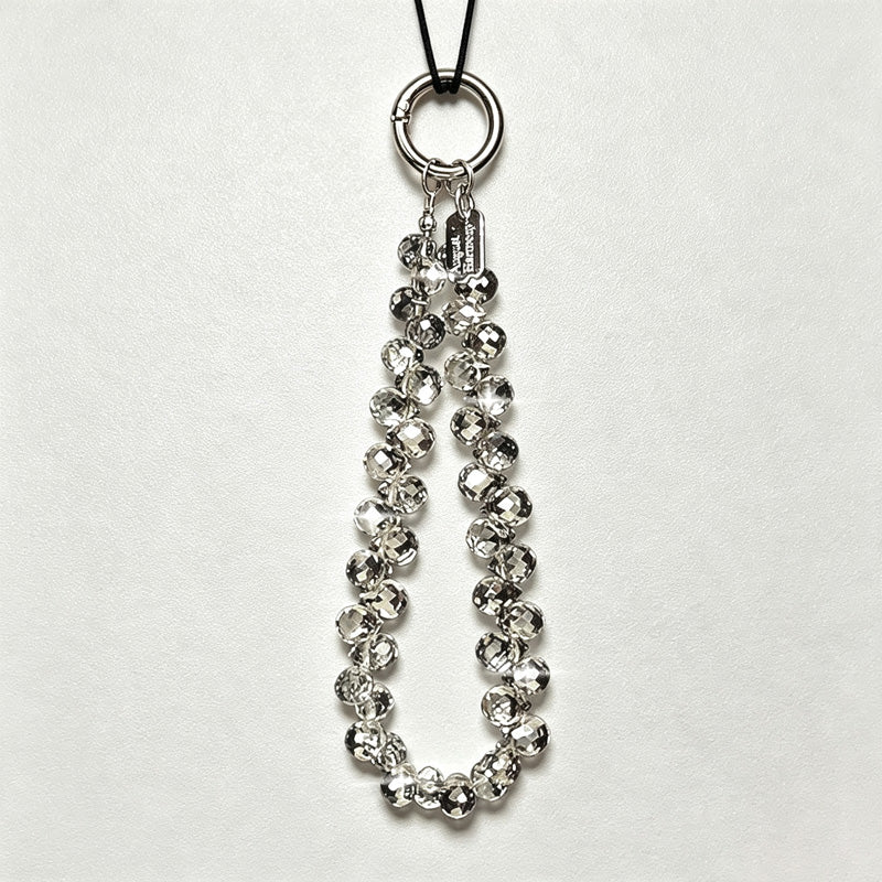 CouldNook Smoky Round Bead Phone Chain - Phone-Case Connector Hardware