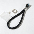 CouldNook Rhinestones Set Wrist Phone Strap with Closely Set Reflective Stones