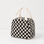 CouldNook Corduroy-Look Lunch Bag - Double Zipper and Front Pocket