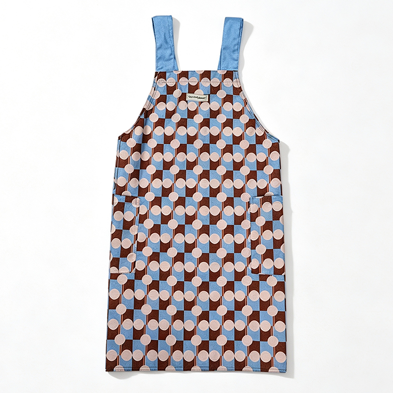 CouldNook Dot Pattern Apron - Kitchen Wear Accent