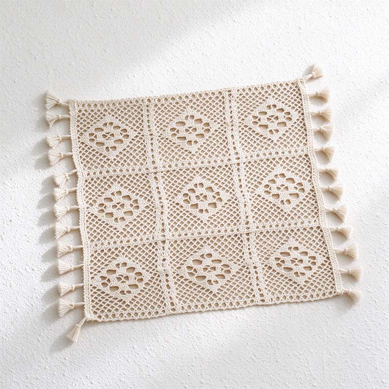 CouldNook Crochet Placemat - Openwork Patterns and Decorative Edge Variations
