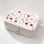 CouldNook Apple Print Jewelry Box - Snap Closure