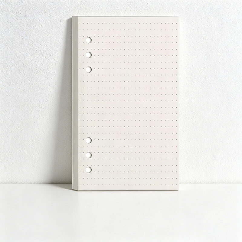CouldNook Faux Leather Heart Lock Loose-Leaf Notebook