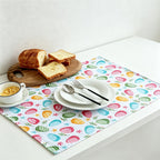 CouldNook Printed Cotton Tea Towel - Festive Easter Egg Dining Napkin
