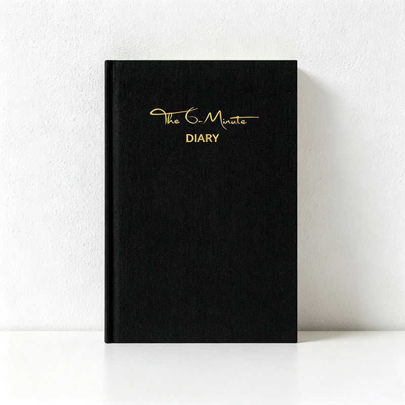 CouldNook The 6-Minute Gratitude Journal - Aesthetic Linen Cloth Diary (A5)