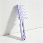 CouldNook Aesthetic Pastel Z-Parting Comb - Root Volumizing Hair Comb