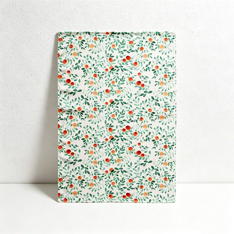 CouldNook Printed Oil-Resistant Cotton Table Napkins – Floral & Cartoon Fabric Table Linens