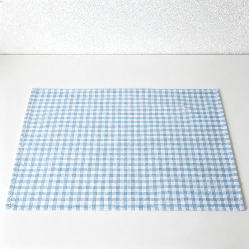 CouldNook 100% Cotton Gingham Tea Towel - Classic Plaid Dining Napkin