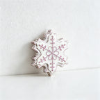 Pink Glitter Christmas House Wall Decor - 3D Hanging Christmas Decoration