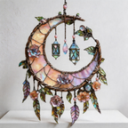 CouldNook Suncatcher-Moon Flower Shaped Acrylic Sun Catcher Hanging Ornament