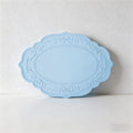 CouldNook Vintage Embossed Silicone Placemat - French Lace Heat Resistant Table Mat