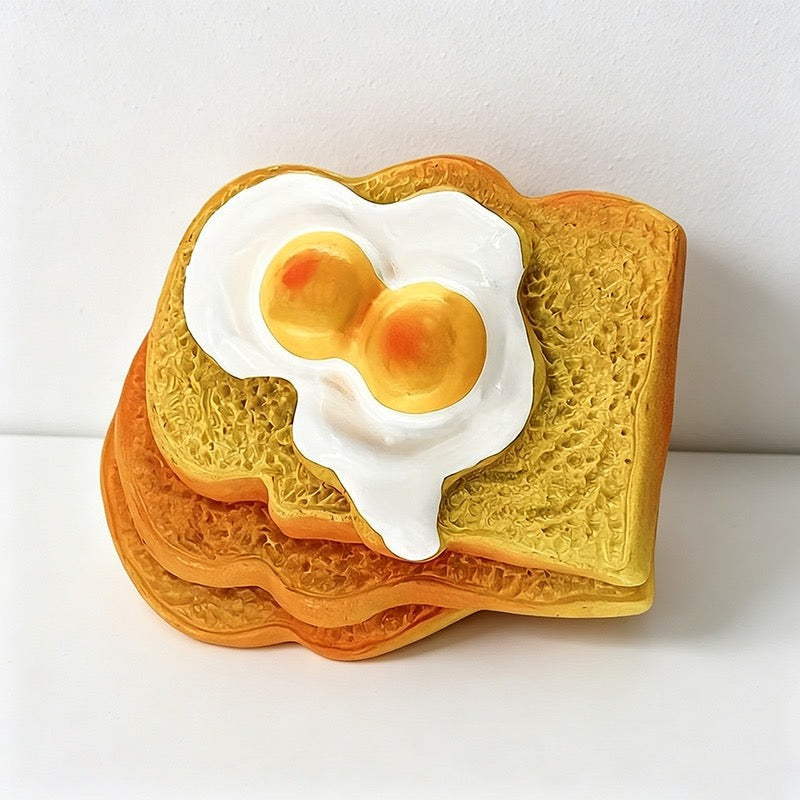 CouldNook 3D Miniature Food Fridge Magnets - Cute Kitchen Decor (Set of 6)