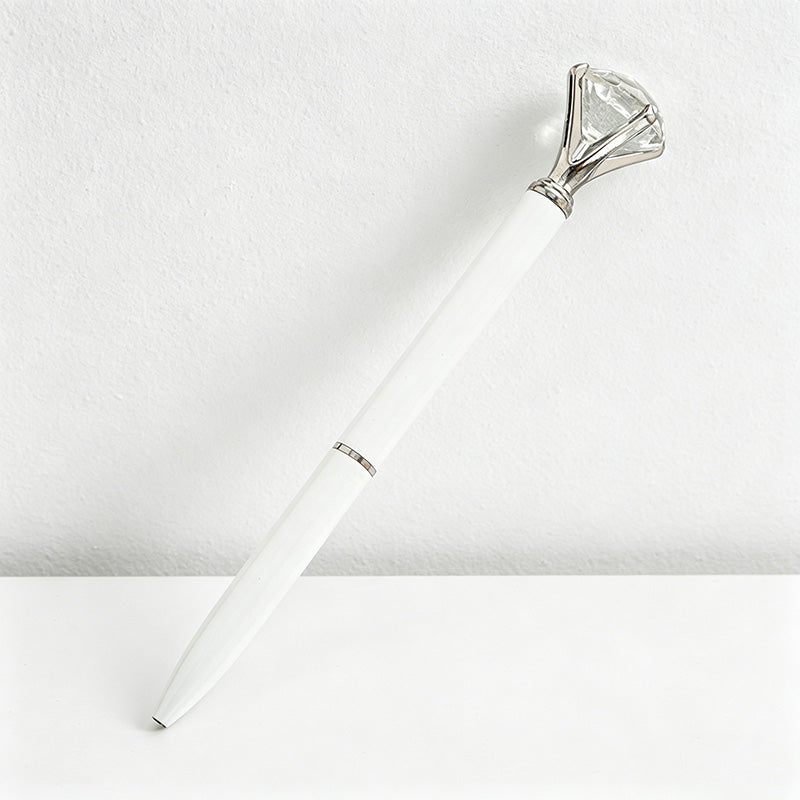 CouldNook Pen-Large Diamond Top Twist Retractable Metal Ballpoint Pen Custom Logo Gift Pen for Office Advertising School