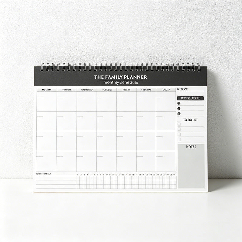 CouldNook Undated Tear-Off Desk Planner Pad - Aesthetic Schedule & Habit Tracker